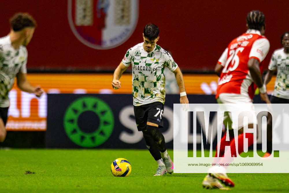 Dinis Pinto seen during Liga Portugal game between teams of Sporting Braga and Moreirense FC at Estadio Municipal de Braga (Bernardo Benjamim Ball Raw Images) Braga Estadio Municipal de Braga Portugal