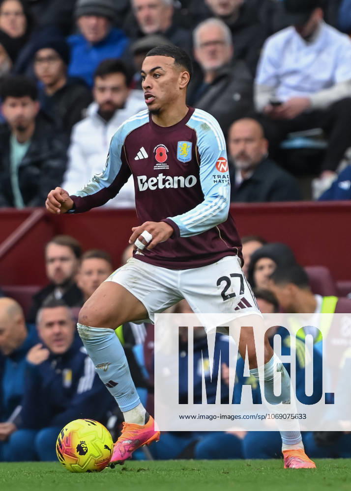 Birmingham, England, 9th November 2025. Morgan Rogers of Aston Villa during the Aston Villa vs AFC Bournemouth Premier League match at Villa Park, Birmingham. Picture credit should read: Cody Froggatt Sportimage . SPI_084_CF_ASTON_VILLA_V_BOURNEMOUTH SPI-4279-0084