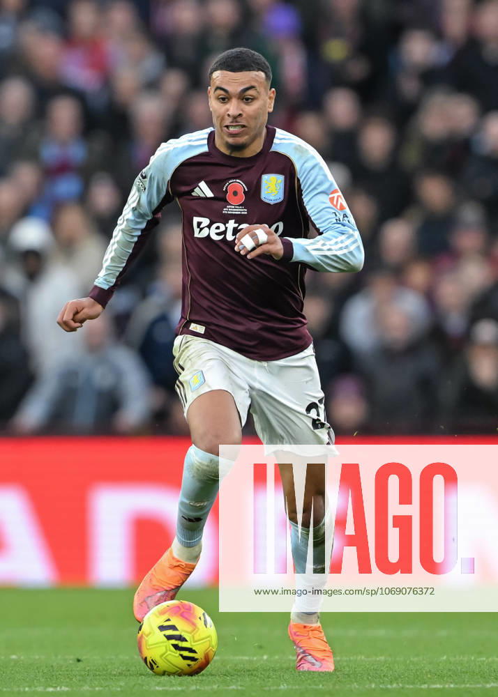 Birmingham, England, 9th November 2025. Morgan Rogers of Aston Villa during the Aston Villa vs AFC Bournemouth Premier League match at Villa Park, Birmingham. Picture credit should read: Cody Froggatt Sportimage . SPI_101_CF_ASTON_VILLA_V_BOURNEMOUTH SPI-4279-0101