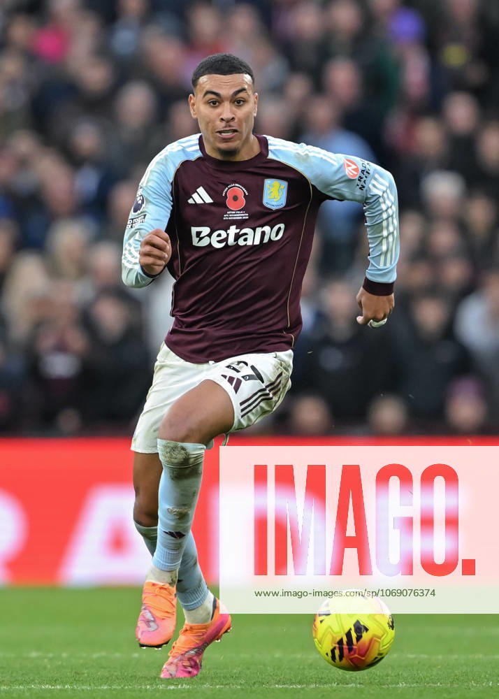 Birmingham, England, 9th November 2025. Morgan Rogers of Aston Villa during the Aston Villa vs AFC Bournemouth Premier League match at Villa Park, Birmingham. Picture credit should read: Cody Froggatt Sportimage . SPI_102_CF_ASTON_VILLA_V_BOURNEMOUTH SPI-4279-0102