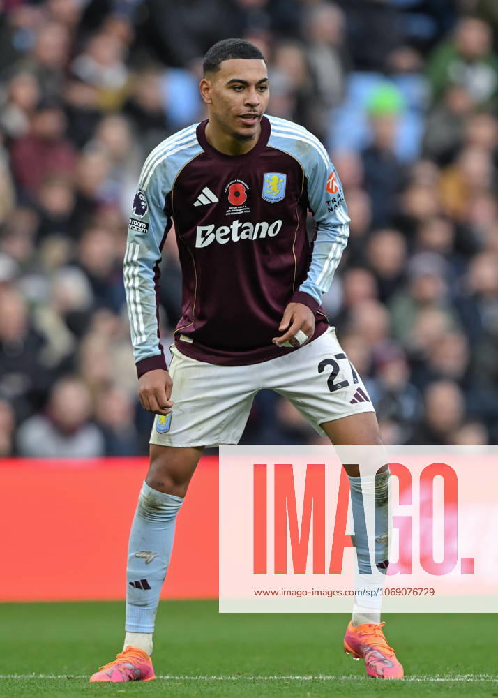 Birmingham, England, 9th November 2025. Morgan Rogers of Aston Villa during the Aston Villa vs AFC Bournemouth Premier League match at Villa Park, Birmingham. Picture credit should read: Cody Froggatt Sportimage . SPI_122_CF_ASTON_VILLA_V_BOURNEMOUTH SPI-4279-0122