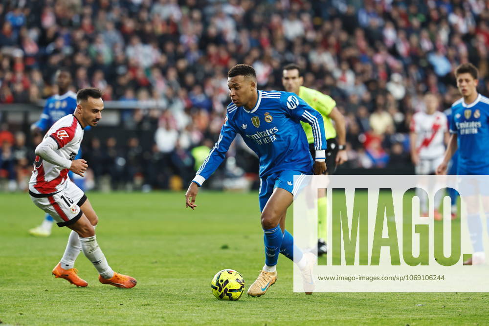 Kylian Mbappe (Real), NOVEMBER 9, 2025 - Football Soccer : Spanish LaLiga EA Sports match between Rayo Vallecano de Madrid - Real Madrid CF at the Estadio de Vallecas in Madrid, Spain. Noxthirdxpartyxsales aflo_310022327