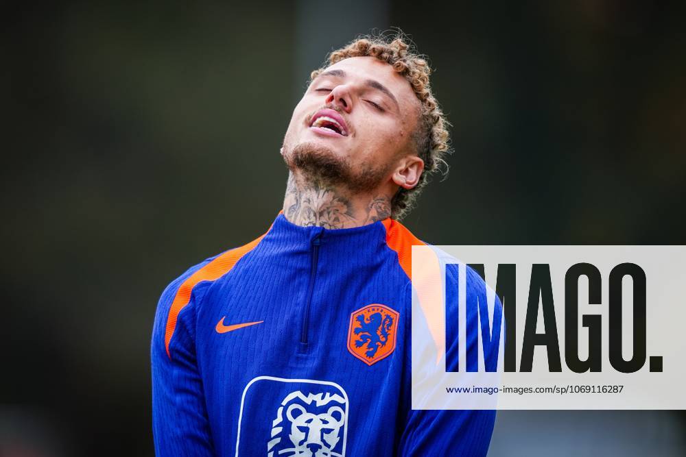 , KNVB Campus , season 2025 2026 , Dutch International football , Training session Netherlands , picture shows Netherlands player Noa Lang Training session Netherlands 11-11-2025 x31985324x
