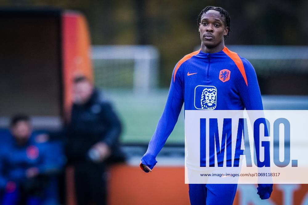 , KNVB Campus , season 2025 2026 , Dutch International football , Training session Netherlands , picture shows Netherlands player Emanuel Emegha Training session Netherlands 11-11-2025 x31985848x