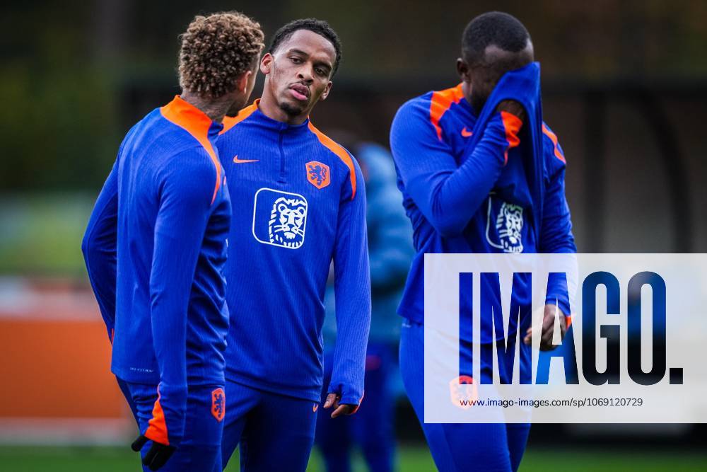 , KNVB Campus , season 2025 2026 , Dutch International football , Training session Netherlands , picture shows Netherlands player Jurien Timber Training session Netherlands 11-11-2025 x31986259x