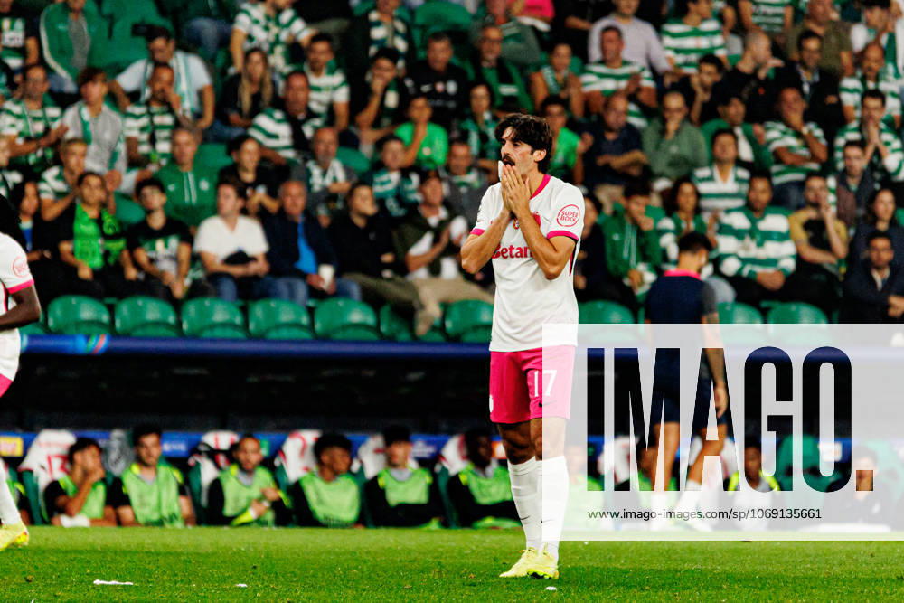 Francisco Trincao seen during UEFA Champions League 25 26 league phase game between teams of Sporting CP and Olympique de Marseille at Estadio Jose Alvalade (Luis Loureiro Ball Raw Images) Lisbon Estadio Jose Alvalade Portugal