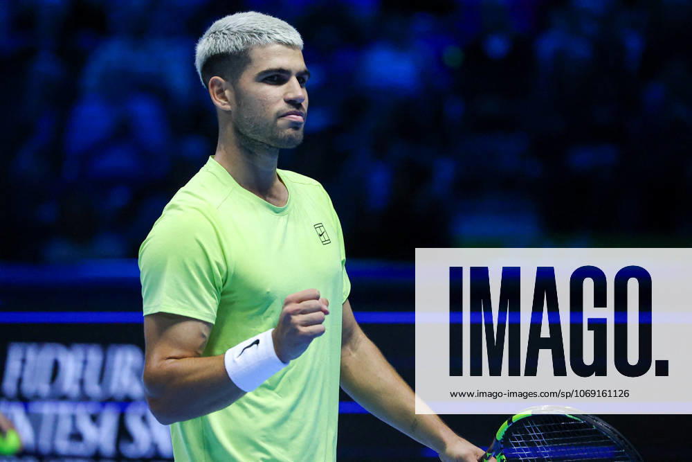 TENNIS - Internazionali di Tennis - Nitto ATP, Tennis Herren Finals 2025 Carlos Alcaraz (ESP) during Nitto ATP Finals 2025, International Tennis match in Turin, Italy, November 11 2025 Turin Italy