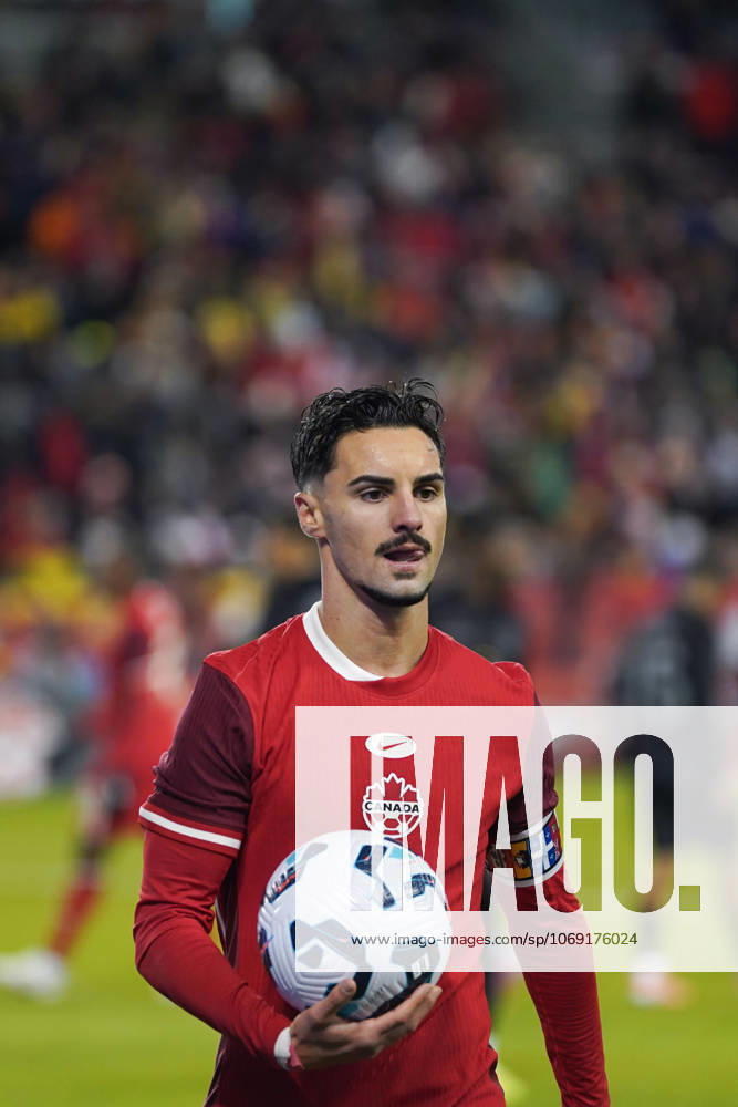 Canada v Ecuador - International Friendly, Länderspiel, Nationalmannschaft Match Stephen Eustaquio 7 of Canada looks on during the International Friendly match between Canada and Ecuador at BMO Filed. on November 13, 2025 in Toronto, Ontario. (Photo by Leonardo Ramirez Eyepix Group)