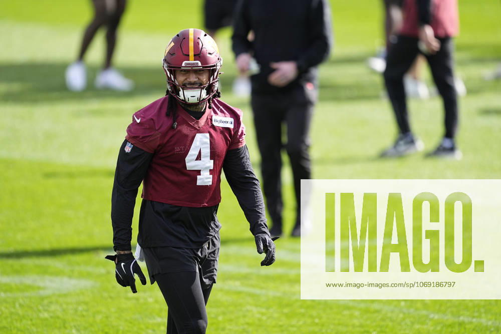 Frankie Luvu during the Washington Commanders training day ahead their National Football League NFL, American Football Herren, USA 2025 Madrid Game against Miami Dolphins at Ciudad Deportiva Real Madrid on November 14, 2025, in Valdebebas, Madrid, Spain. Valdebebas Spain - ZUMAa181 20251114_zaa_a181_089