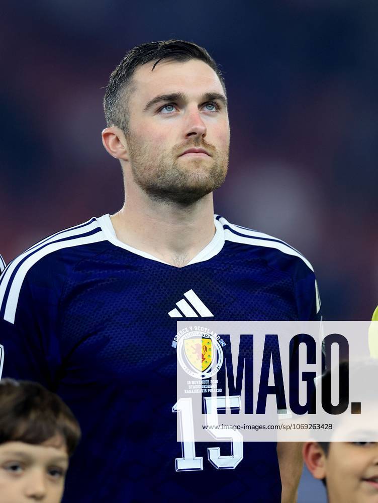 John Souttar of Scotland Greece v Scotland, FIFA 2026 World Cup Qualifying, Group C, Football, Georgios Karaiskakis Stadium, Athens, Greece - 15 Nov 2025Athens Georgios Karaiskakis Stadium Greece