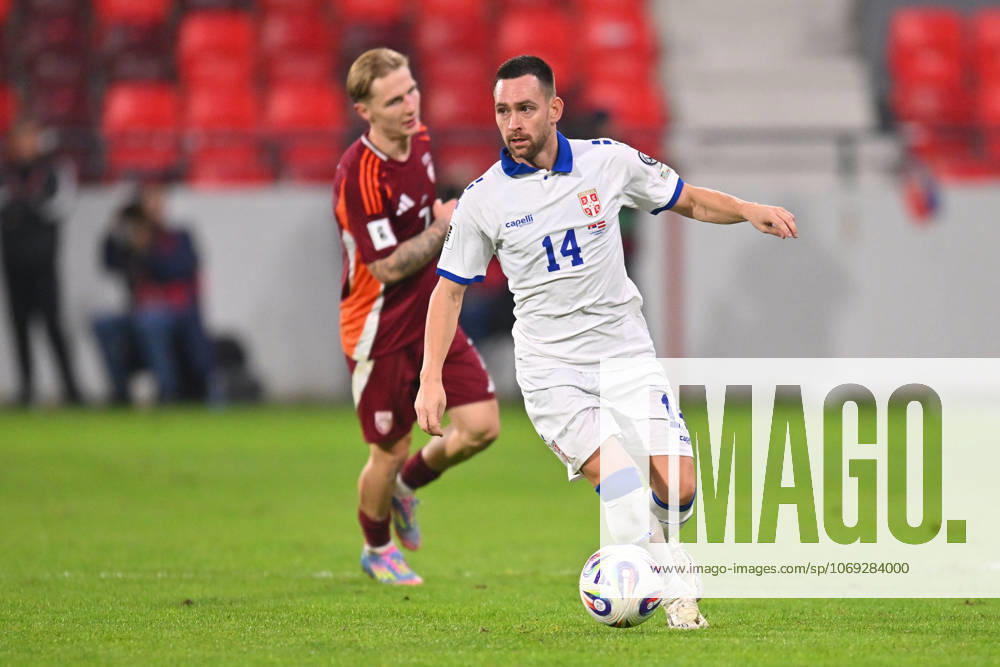 SERBIA vs LATVIA ANDRIJA ZIVKOVIC fudbaler reprezentacije Srbije na utakmici kvalifikacija za FIFA Svetsko prvenstvo protiv Letonije na stadionu Dubocica, Leskovac 16.11.2025. godine Foto: Fudbal, Reprezentacija, Srbija, Letonija, Kvalifikacije za Svetsko prvenstvofootball Serbia vs Latvia FIFA World Cup, WM, Weltmeisterschaft, Fussball qualification match at Dubocica stadiuim , Leskovac 16.11.2025 Foto: FOOTBALL, SERBIA, LATVIA, FIFA WORLD CUP QUALIFICATIONS MATCH Leskovac Dubocica stadium Serbia