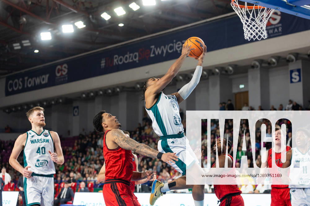 Legia Warszawa - Vilniaus Rytas 18.11.2025 basketball , Warsaw, Basketball Champions League BCL (koszykowka, Liga Mistrzow), game match Legia Warszawa - Vilniaus Rytas ( Vilnius ) image shows: Jayvon Graves (C) photo Katarzyna Plewczynska Fotostyk