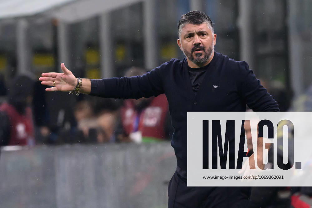 Gennaro Gattuso, head coach of Italy gestures during the FIFA 2026 european Qualifier football match between Italy and Norway at San Siro stadium in Milano (Italy), November 16, 2025. AndreaxStaccioli