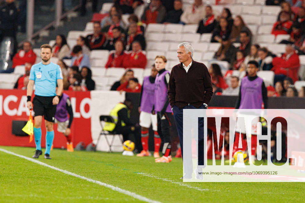 Jose Mourinho seen during Liga Portugal game between SL Benfica and Casa Pia AC (Maciej Rogowski Ball Raw Images) Lisbon Estadio Da Luz Portugal