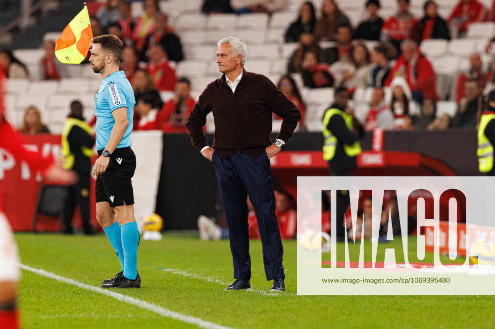 Jose Mourinho seen during Liga Portugal game between SL Benfica and Casa Pia AC (Maciej Rogowski Ball Raw Images) Lisbon Estadio Da Luz Portugal