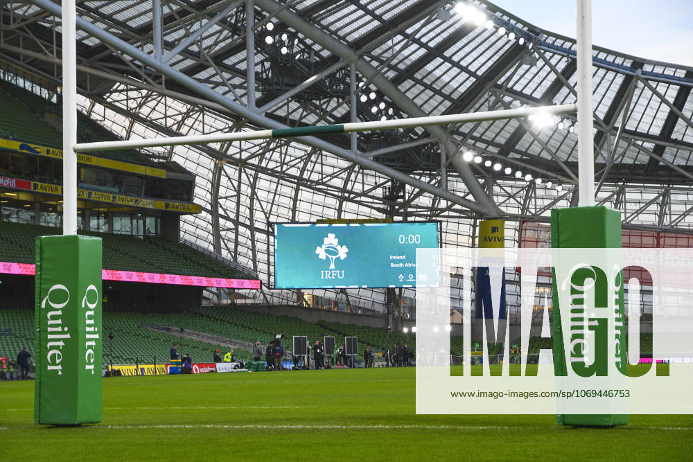 Ireland v South Africa Quilter Nations Series A general view of the stadium ahead of the Quilter Nations Series match at the Aviva Stadium, Dublin UK Newspapers OUT