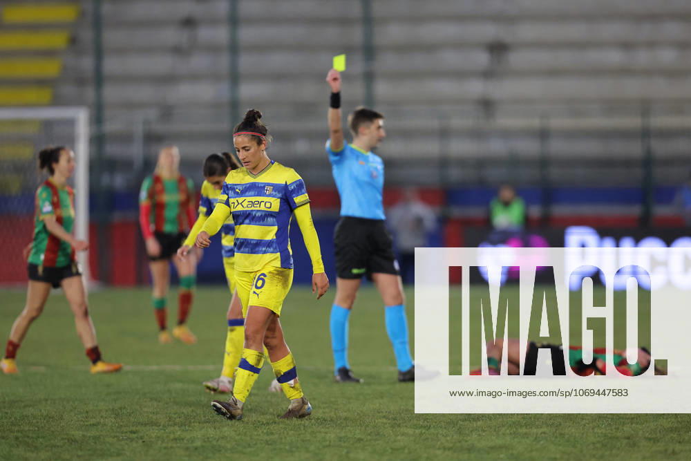CALCIO - Serie A Femminile - Ternana Women vs Parma Calcio admonition Corrado Heden (Parma) during Italian women s series A, match Ternana Women vs Parma Calcio 22 November 2025 at the Moreno Gubbiotti stadiumin Narni Italy (Photo by Luca Marchetti LiveMedia) during Ternana Women vs Parma Calcio, Italian football Serie A Women match in Narni (TR), Italy, November 22 2025 Narni (TR) Italy
