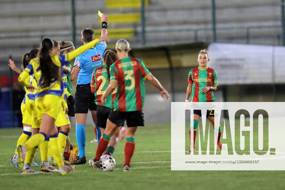 CALCIO - Serie A Femminile - Ternana Women vs Parma Calcio admonition Di Giammarino Virginia (Ternana) during Italian women s series A, match Ternana Women vs Parma Calcio 22 November 2025 at the Moreno Gubbiotti stadiumin Narni Italy (Photo by Luca Marchetti LiveMedia) during Ternana Women vs Parma Calcio, Italian football Serie A Women match in Narni (TR), Italy, November 22 2025 Narni (TR) Italy