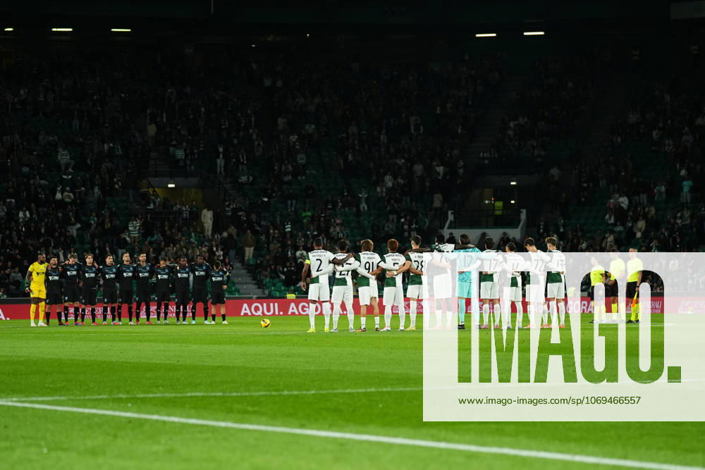Taca de Portugal - Sporting CP v AC Marinhense (Foto: Joao Alvarinhas Avant Sports) Minuto de silencio antes da partida entre o Sporting CP e o AC Marinhense, a contar para a Taca de Portugal no Estadio Jose Alvalade - Novembro 22, 2025 - Lisboa, Portugal. (Foto: Joao Alvarinhas Avant Sports) Lisboa Estadio Jose Alvalade Portugal