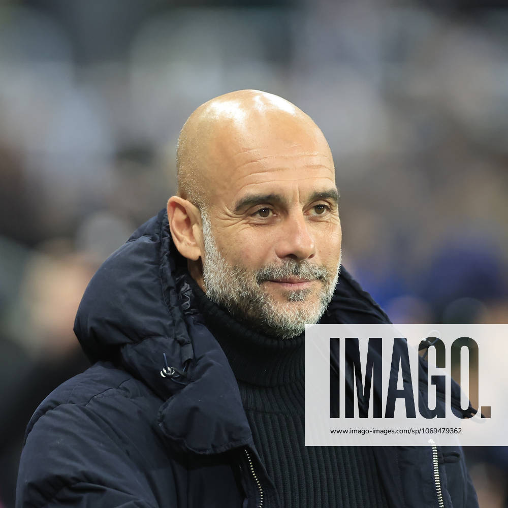 Newcastle United v Manchester City Premier League Pep Guardiola Manchester City Manager during the Premier League match at St. James s Park, Newcastle UK Newspapers OUT