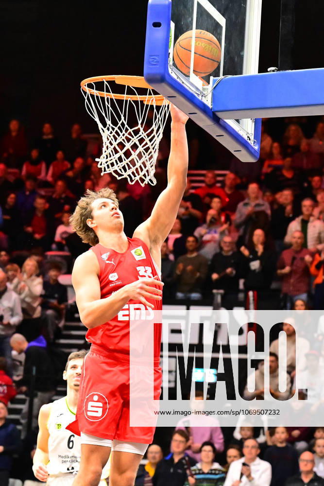 Basketball Season 2025 2026 2 Bundesliga Pro A 10 Matchday Nuremberg Falcons Basketball Club NBC BBC Bayreuth AlSch Brandton Dean Chatfield 33, Nuremberg Falcons BC NBC