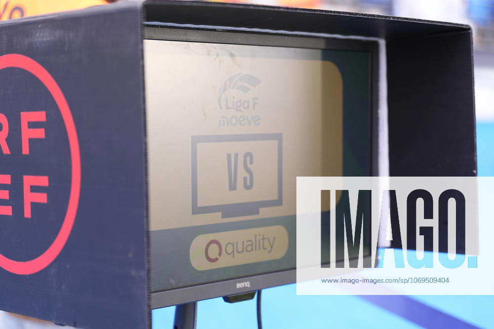 VAR system during the Spanish Women League, Liga F Moeve, football match played between Real Madrid and SD Eibar at Alfredo Di Stefano stadium on November 23, 2025, in Valdebebas, Madrid, Spain. Valdebebas Spain - ZUMAa181 20251123_zaa_a181_066
