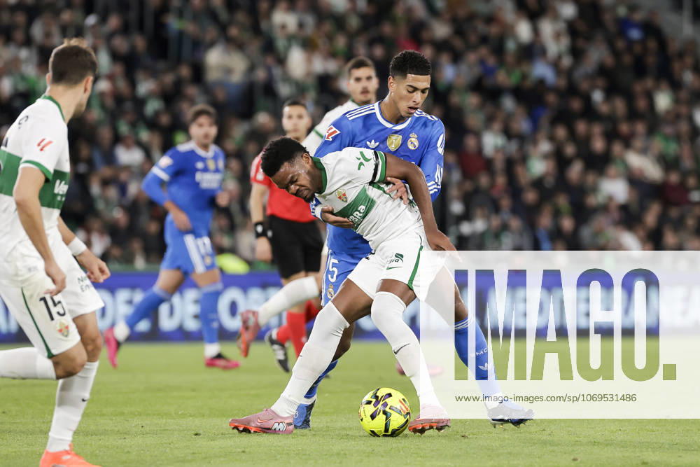 Elche v Real Madrid - La Liga ELCHE, SPAIN - NOVEMBER 23: Jude Bellingham of Real Madrid during LaLiga match between Elche and Real Madrid at Martinez Valero stadium in Elche, Spain on November 23, 2025. Jose Miguel Fernandez Anadolu Elche Spain. Editorial use only. Please get in touch for any other usage.