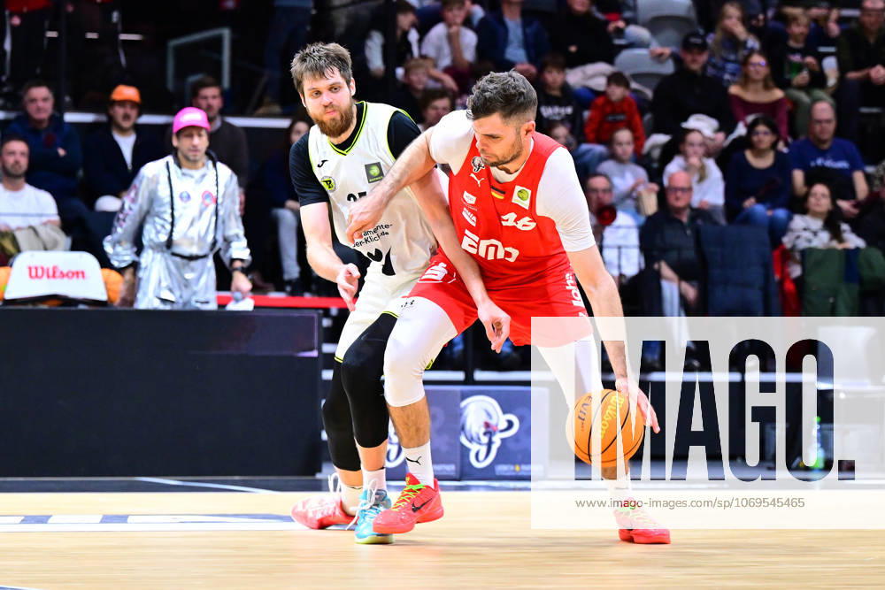 Basketball Season 2025 2026 2 Bundesliga Pro A 10 Matchday Nuremberg Falcons Basketball Club NBC BBC Bayreuth AlSch Artem Kovalov 35, BBC Bayreuth Julius Wolf 16, Nuremberg Falcons BC NBC