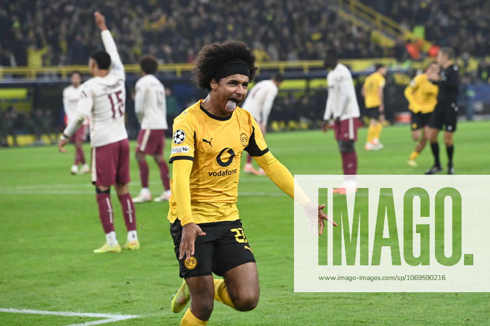 Football UEFA Champions League group stage 5 matchday, matchday5, Borussia Dortmund DO FC Villarreal 4 0 on 25 11 2025 in Dortmund Germany UEFA regulations prohibit any use of photographs as image sequences and or quasi video Â