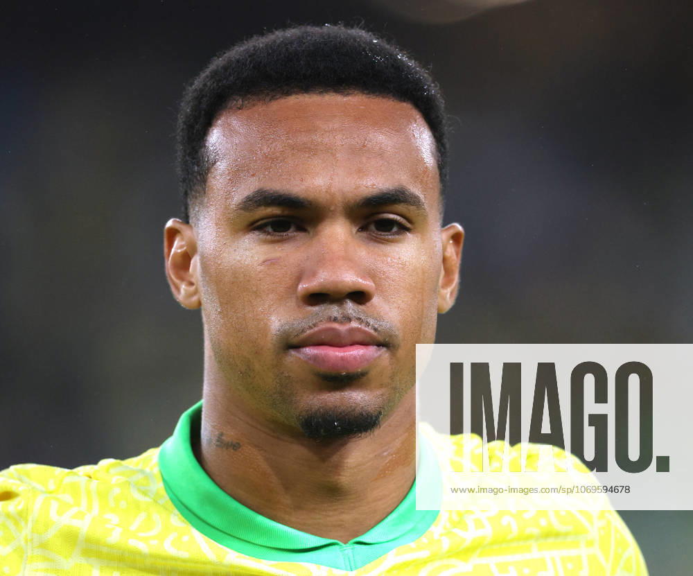 Brazil v Senegal - International Friendly, Länderspiel, Nationalmannschaft Gabriel Magalhaes of Brazil portrait before the international friendly match between Brazil and Senegal at Emirates Stadium on November 15, 2025 in London, England. London Emirates Stadium England United Kingdom