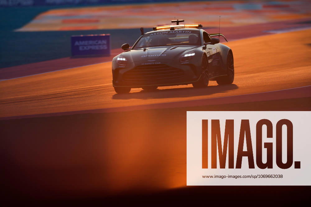 F1 - QATAR GRAND PRIX 2025 FIA Aston Martin Vantage Safety Car during the 2025 Formula 1 Qatar Grand Prix, 23th round of the 2025 FIA Formula One World Championship, WM, Weltmeisterschaft from November 28 to 30, 2025 on the Lusail International Circuit, in Lusail, Qatar -