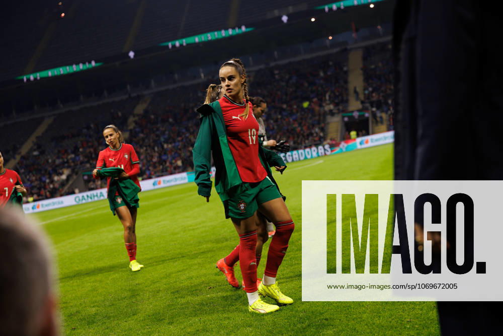Diana Gomes seen during International Friendly, Länderspiel, Nationalmannschaft game between Women National teams of Portugal and Netherlands (Joao Gregorio Ball Raw Images) Braga Estadio Municipal de Braga Portugal