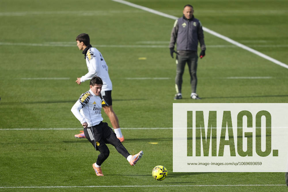 Fran Garcia during the training day of Real Madrid ahead the Spanish League, LaLiga EA Sports, football match against Girona FC at Ciudad Deportiva Real Madrid on November 29, 2025, in Valdebebas, Madrid, Spain. Valdebebas Spain - ZUMAa181 20251129_zaa_a181_016