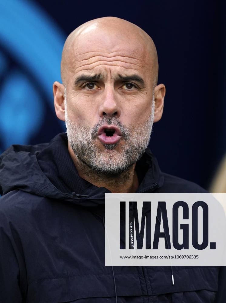 Manchester, England, 29th November 2025. Pep Guardiola coach of Manchester City during the Manchester City vs Leeds United Premier League match at the Etihad Stadium, Manchester. Picture credit should read: Andrew Yates Sportimage . SPI_014_AY_MAN_CITY_LEEDS SPI-4333-0014
