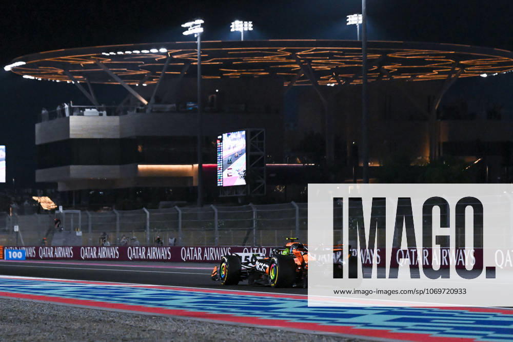 F1 Grand Prix of Qatar - Sprint & Qualifying Lando Norris of the McLaren Formula 1 Team participates in the sprint at Lusail International Circuit in Qatar on November 29, 2025. Lusail Qatar