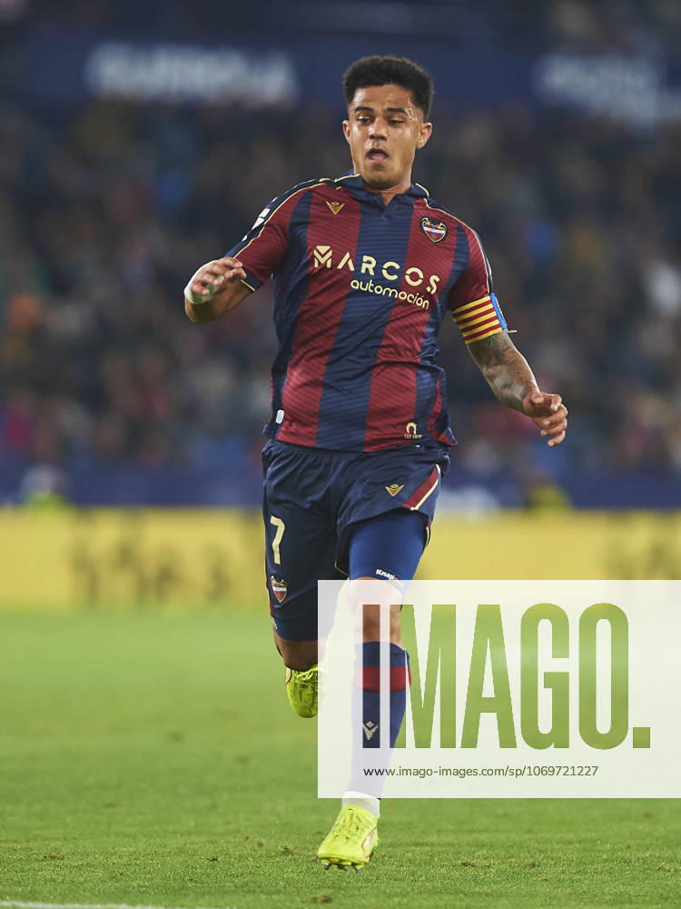 Roger Brugue Levante UD during the LaLiga EA Sports match between Levante UD and Athletic Club at Ciudad de Valencia on November 29, 2025 in Valencia, Spain Photo by Maria Jose Segovia DeFodi Images