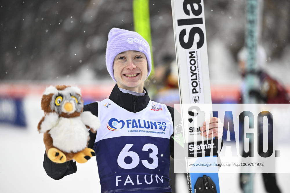 FALUN, SWEDEN 20251130 Nika Prevc, Slovenia, wins the women s ski jumping World Cup event, large hill, at Lugnet stadium in Falun, Sweden, November 30, 2025 FALUN SWEDEN