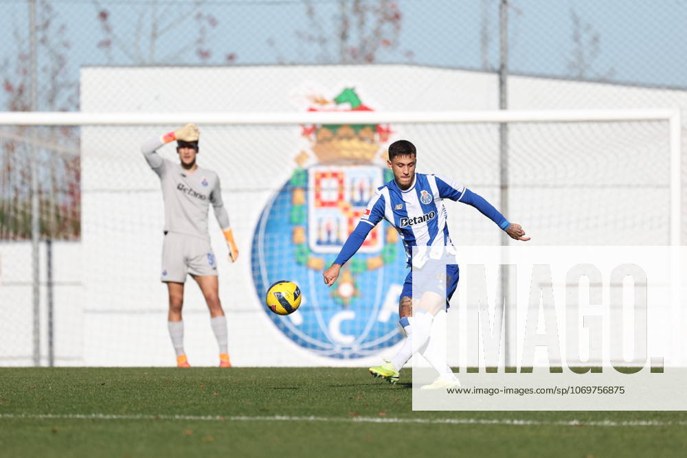 Felipe Silva ( FC Porto ) in action during the match between FC Porto B and Lusitania de Lourosa, valid for Liga Portugal 2 Meu Super 2025 2026 at Estadio Luis Filipe Menezes on 30 November 2025. Porto Estadio Luis Filipe Menezes Vila Nova de Gaia Portugal