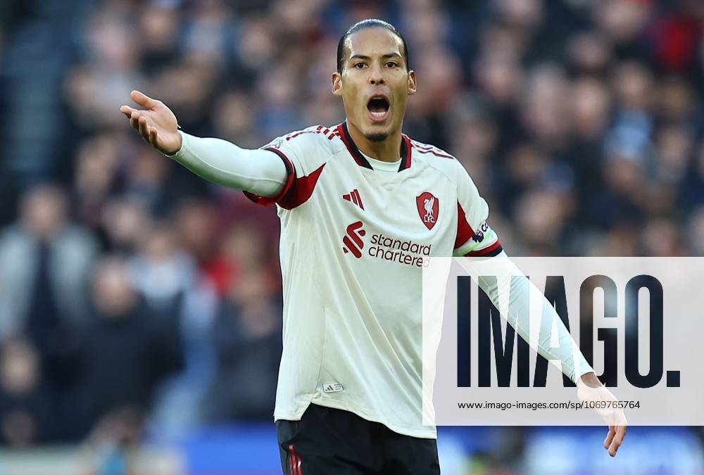 Virgil van Dijk of Liverpool reacts West Ham United v Liverpool, Premier League, Football, London Stadium, London, UK - 30 Nov 2025London London Stadium United Kingdom