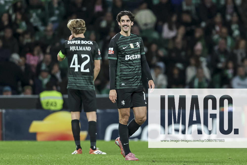 Francisco Trincao 17 of Sporting CP reacts during the Liga Portugal match between Sporting CP vs Estrela da Amadora at Estadio Jose Alvalade on November 30th,2025 (Photo by Joao Bravo Sports Press Photo)