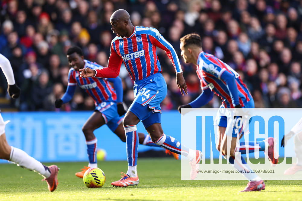 Crystal Palace gegen Manchester United 30. November 2025, London Premier League Fußball Crystal Palace gegen Manchester United Jean Philippe Mateta von Crystal Palace Foto Jacques Feeney Abseits London UK