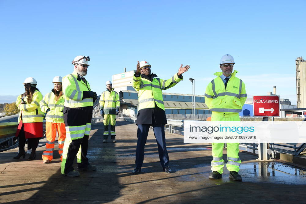 London, United Kingdom. Shaun Bailey visits FM Conway Asphalt Plant.