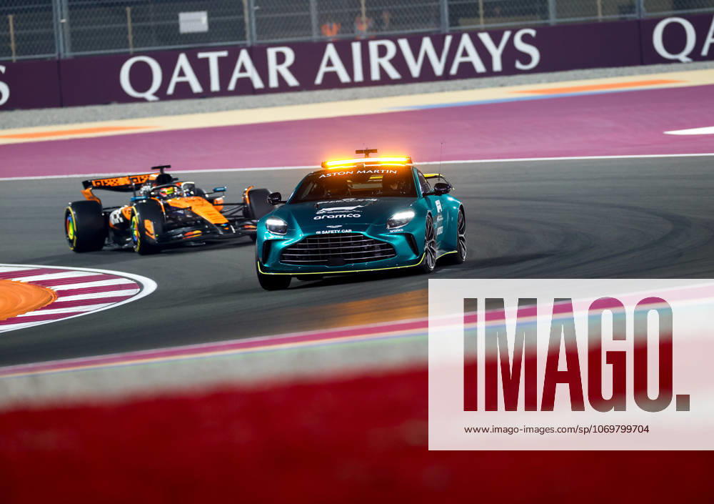 F1 - QATAR GRAND PRIX 2025 FIA Aston Martin Vantage Safety Car during the 2025 Formula 1 Qatar Grand Prix, 23th round of the 2025 FIA Formula One World Championship, WM, Weltmeisterschaft from November 28 to 30, 2025 on the Lusail International Circuit, in Lusail, Qatar - LusailQatar
