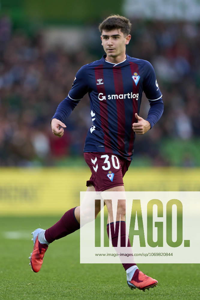 Real Racing Club de Santander vs SD Eibar - LaLiga Hypermotion - 30 11 2025 Aleix Garrido of SD Eibar during the LaLiga Hypermotion match between Real Racing Club de Santander and SD Eibar at Campos de de El Sardinero on November 30, 2025 in Santander, Spain. Santander Spain