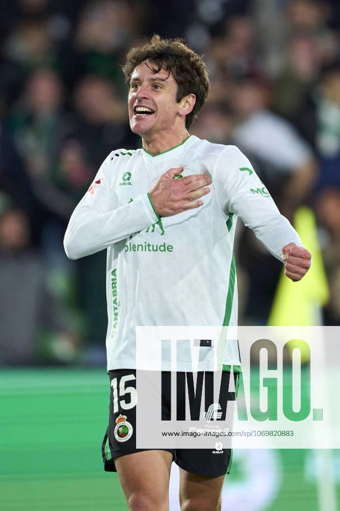 Real Racing Club de Santander vs SD Eibar - LaLiga Hypermotion - 30 11 2025 Marco Sangalli of Real Racing Club de Santander celebrates his goal during the LaLiga Hypermotion match between Real Racing Club de Santander and SD Eibar at Campos de de El Sardinero on November 30, 2025 in Santander, Spain. Santander Spain
