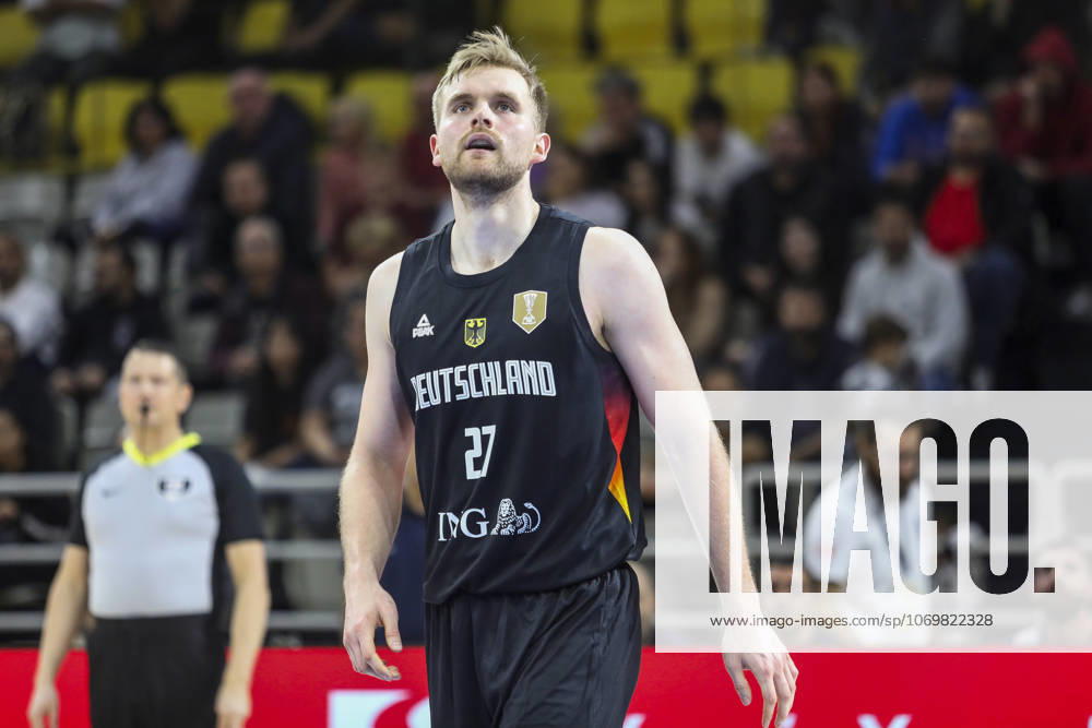 FIBA World Cup Qualifiers : Cyprus vs Germany TILL PAPE of Germany is seen during the game. Cyprus plays vs Germany for the Group E of the FIBA Basketball World Cup European Qualifiers, at Spyros Kyprianou Arena, Limassol, Cyprus, on Dec. 1, 2025. Limassol Cyprus