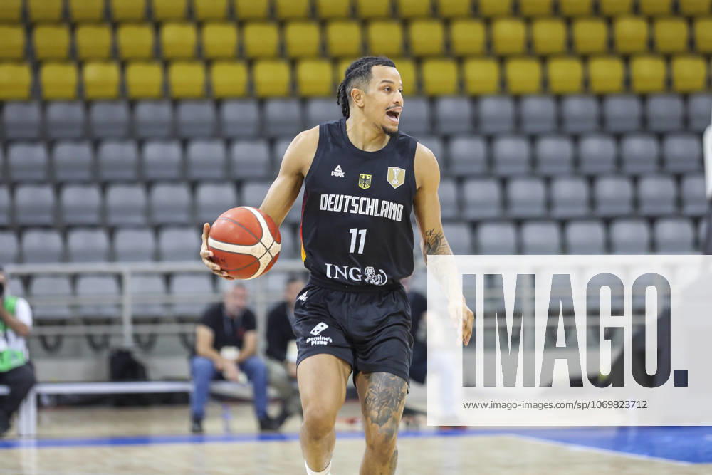 FIBA World Cup Qualifiers : Cyprus vs Germany NELSON WEIDEMANN of Germany attacks with the ball. Cyprus plays vs Germany for the Group E of the FIBA Basketball World Cup European Qualifiers, at Spyros Kyprianou Arena, Limassol, Cyprus, on Dec. 1, 2025. Limassol Cyprus