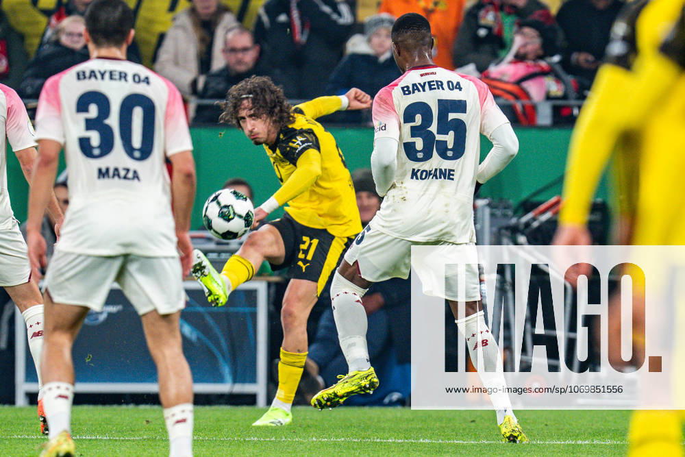 Borussia Dortmund vs Bayern 04 Leverkusen, DFB Pokal, Round of 16 Fabio Silva Borussia Dortmund, 21 Christin Michel Kofane Important notice According to the regulations of the DFL German Football League and the DFB German Football Association, it is prohibited to use photographs taken in the stadium and or of the match in the form of sequential images and or video-like photo series