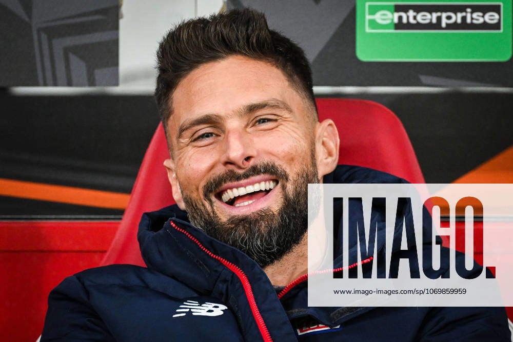 Villeneuve-D ascq, France, France: Olivier GIROUD of Lille during the UEFA Champions League, League Phase MD3 match between Lille OSC (LOSC) and PAOK FC at Pierre Mauroy Stadium on October 23, 2025 in Villeneuve-d Ascq near Lille, France. Villeneuve-D ascq France - ZUMAm308 20251023_zsp_m308_025