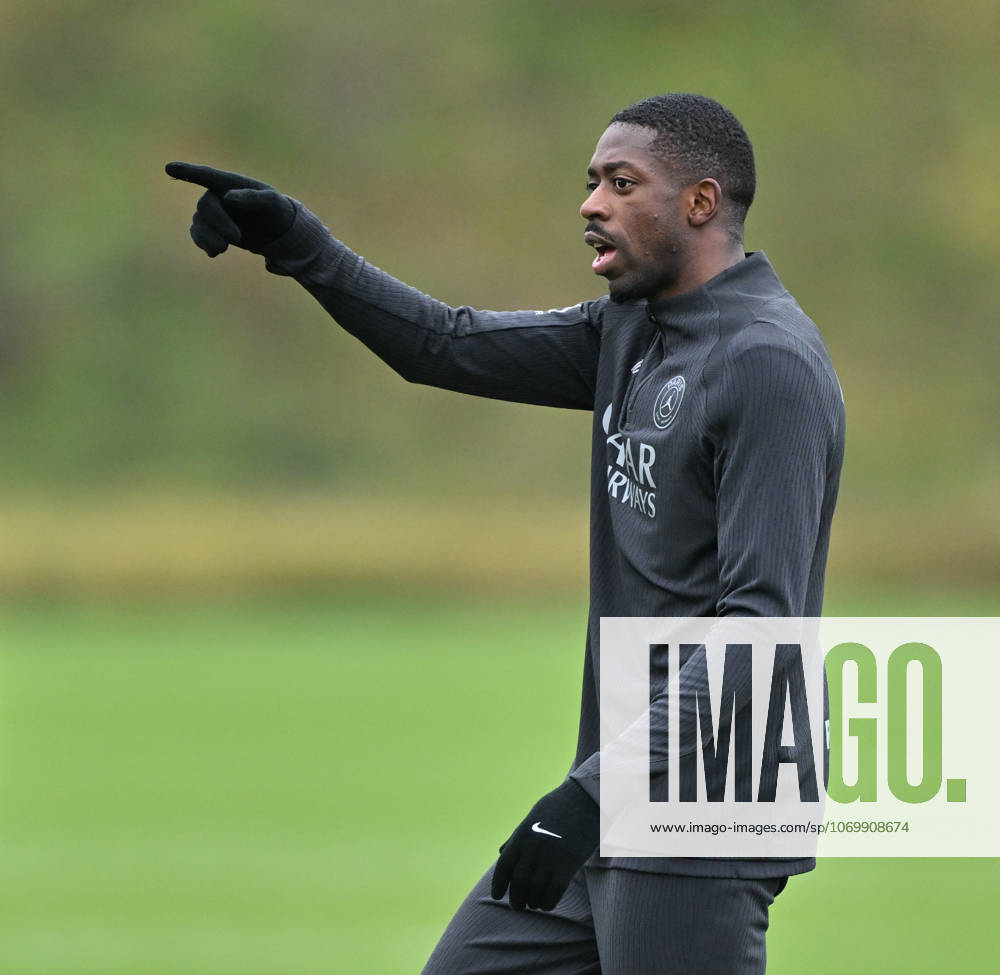 Paris Saint-Germain media day at the PSG Campus POISSY, FRANCE - DECEMBER 04: Player of Paris Saint-Germain Ousmane Dembele in action during a training session on media day at the PSG Campus in Poissy, west of Paris, France on December 04, 2025. Mustafa Yalcin Anadolu Poissy France. Editorial use only. Please get in touch for any other usage.